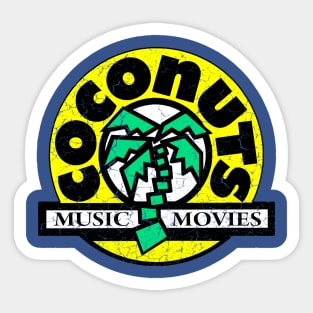 Coconuts Music And Movies Sticker